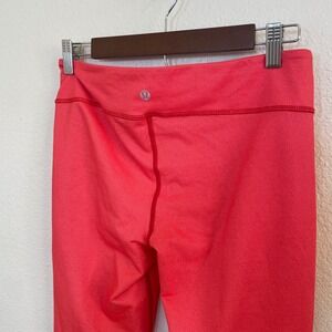 Lululemon Athletica Pink Herringbone Align Capri Leggings Women's 30in Waist